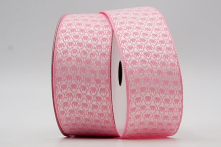 Рожева складна геометрія стрічка з дизайном Ribbon_K1776-209